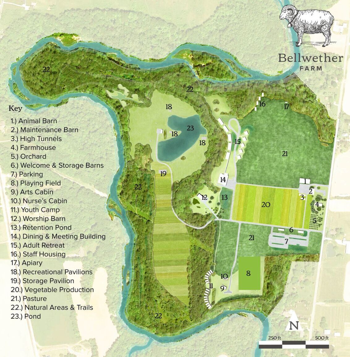 Bellwether Map of Grounds
